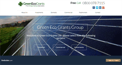Desktop Screenshot of greenecogrants.org